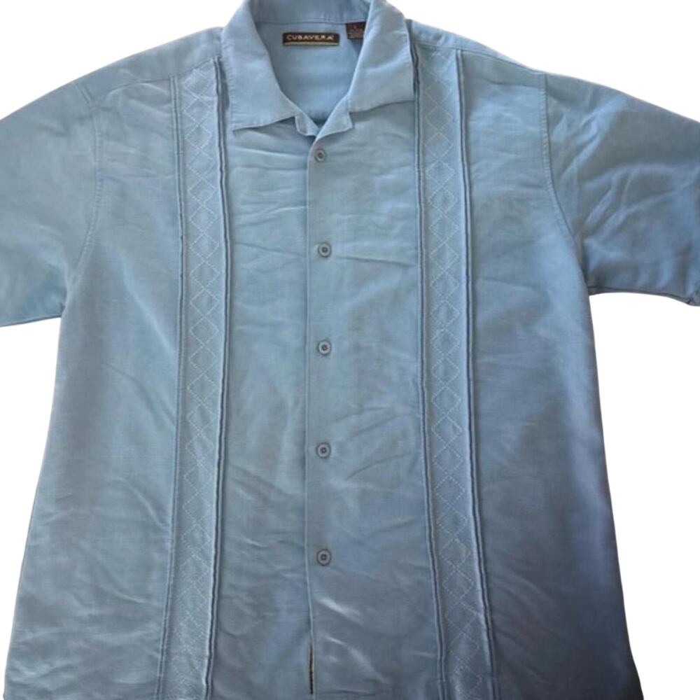 Cubavera light blue button up shirt Men's Shirt